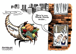 AMAZON BUYS WHOLE FOODS  by Jimmy Margulies