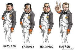 NAPOLEON MACRON by Marian Kamensky