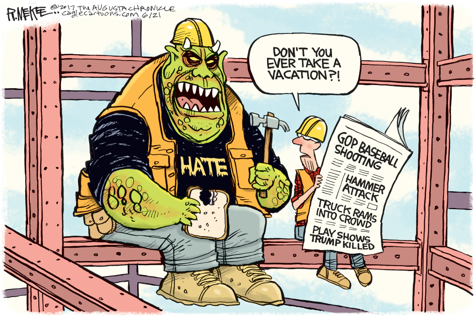  HATE by Rick McKee