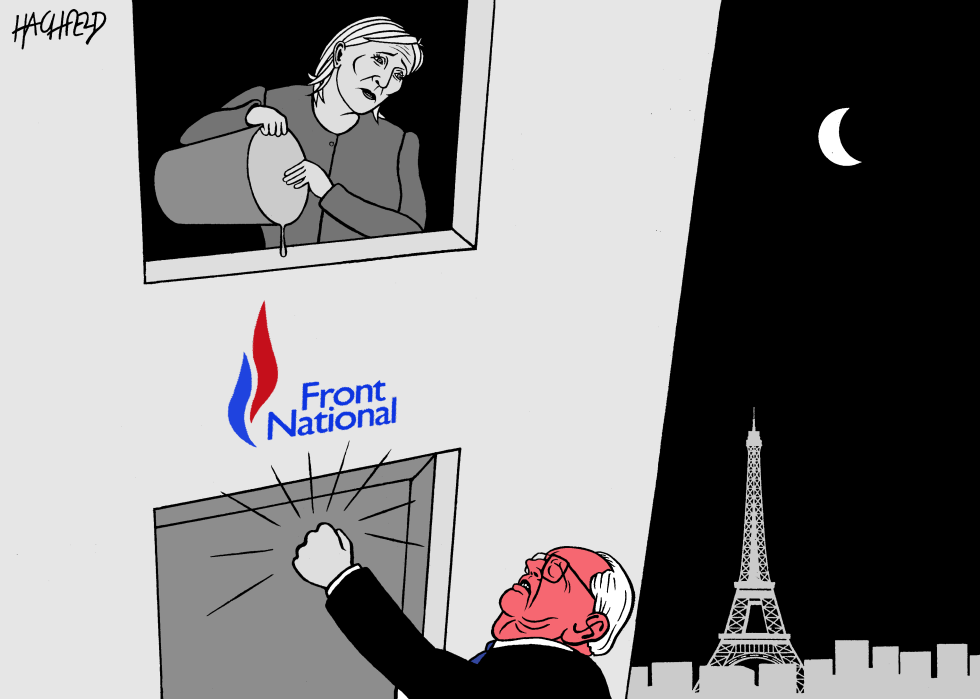 Father Le Pen locked out