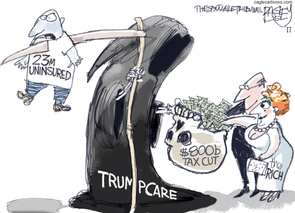  TRUMPCARE WINNERS AND LOSERS by Pat Bagley