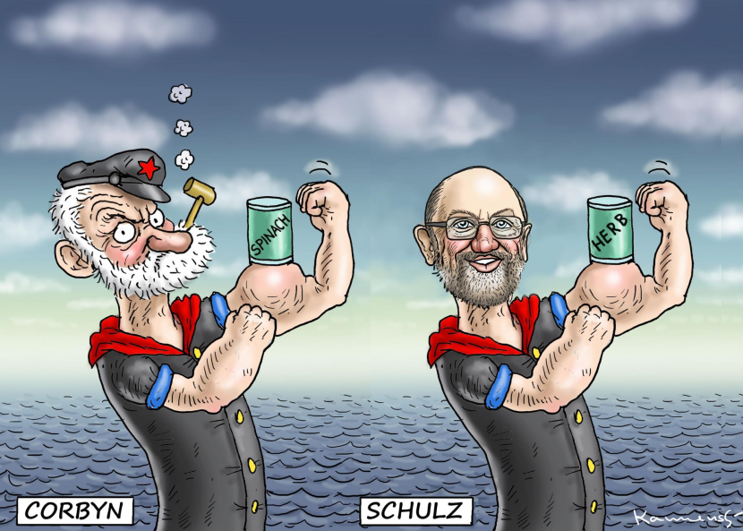 Corbyn vs Schulz