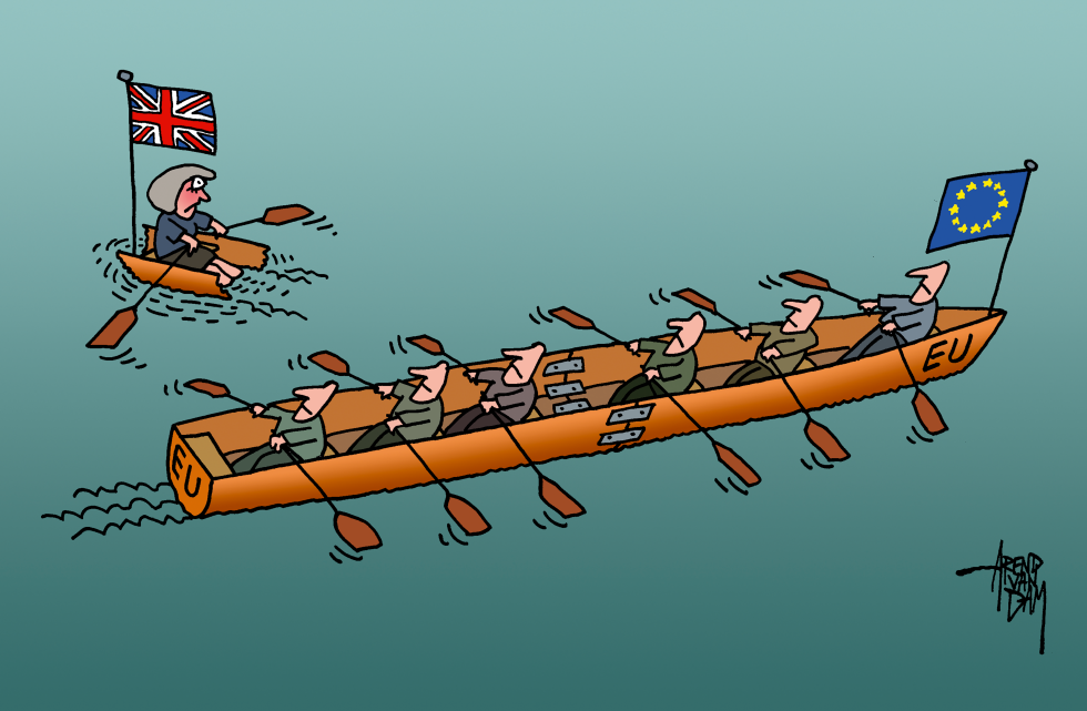 Brexit - rowing away