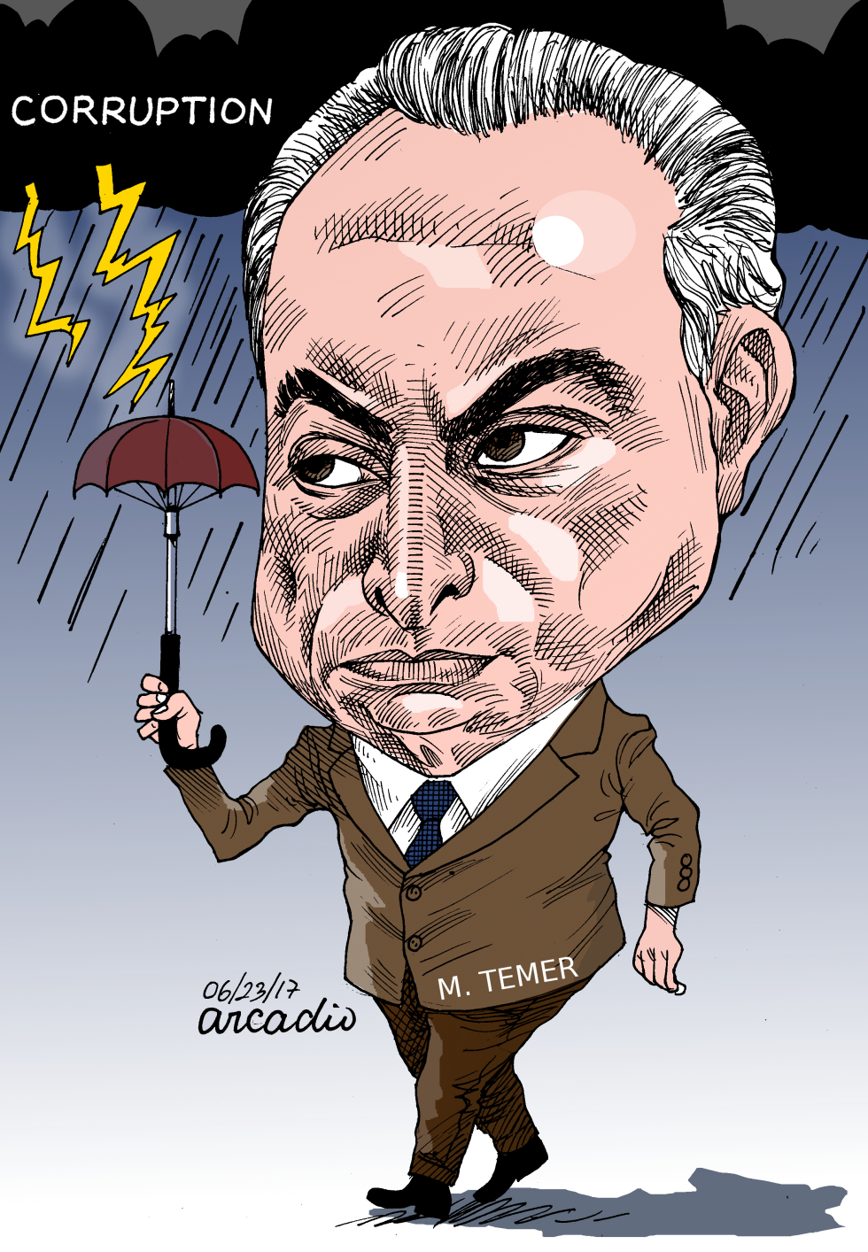  MICHEL TEMER BRASIL by Arcadio Esquivel