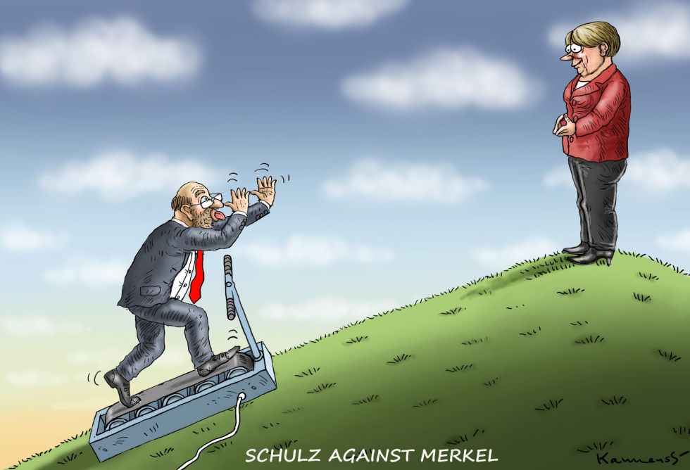 Schulz Against Merkel