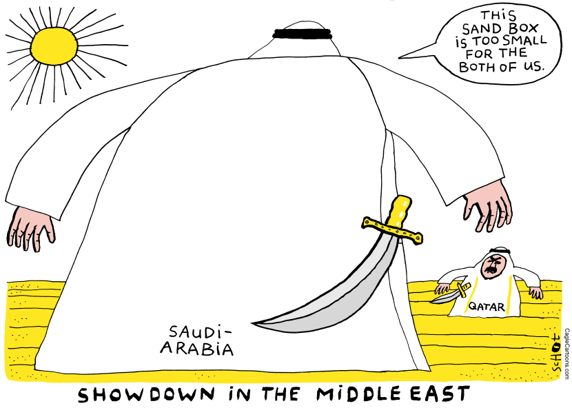 show down in the Middle East