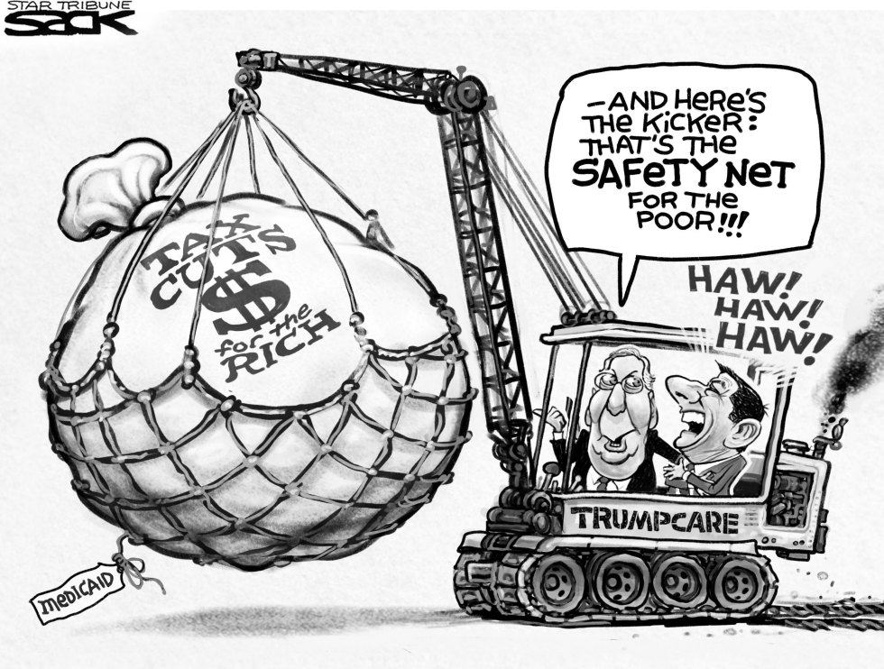  TRUMPCARE GOODIES by Steve Sack