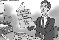JARED KUSHNER READS BW by Steve Greenberg