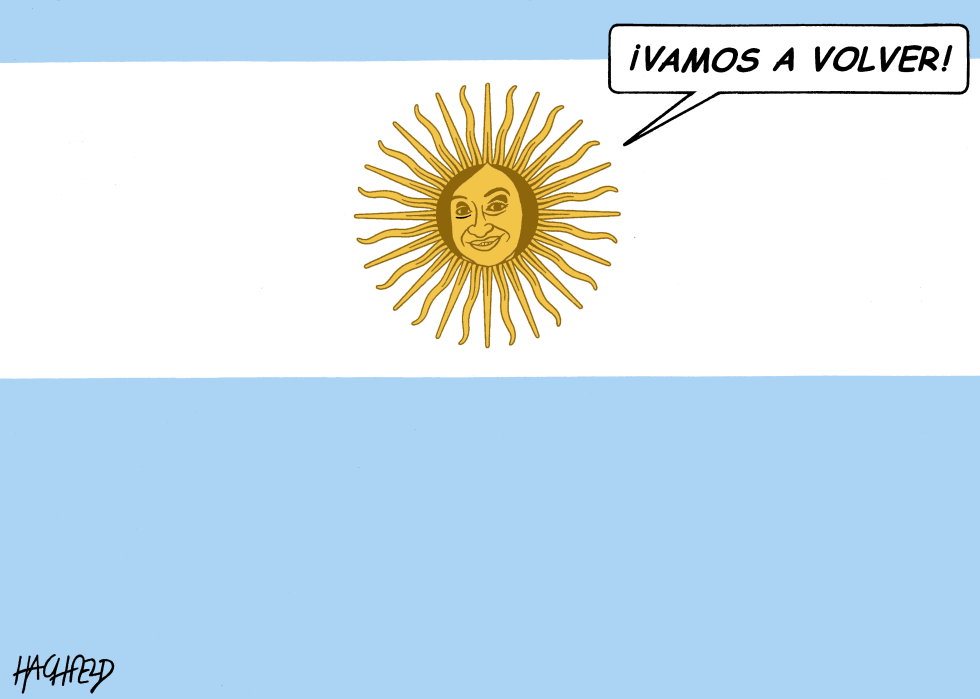 la vuelta de Cristina
