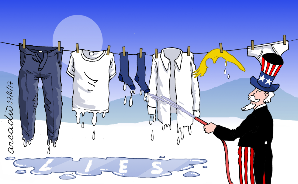 Washing the lies