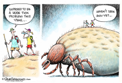 TICK SEASON  by Dave Granlund