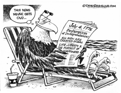 INDEPENDENCE DAY by Dave Granlund