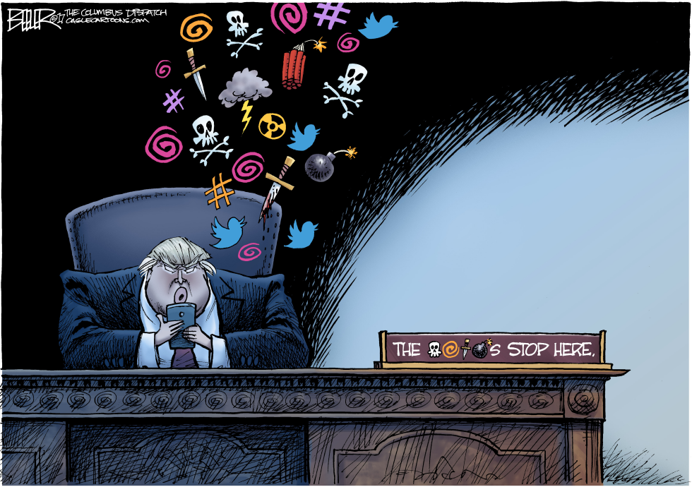  PRESIDENTIAL MOTTO by Nate Beeler