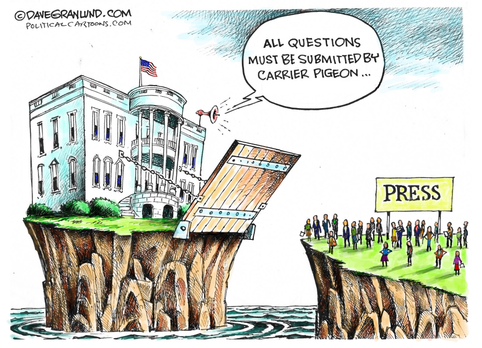 White House and Press COLOR