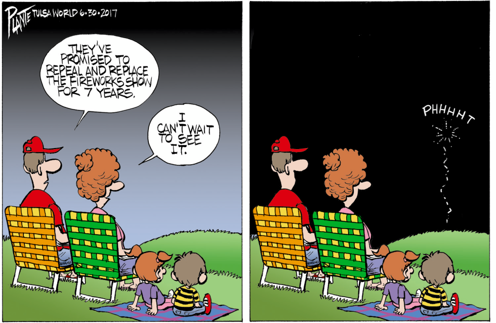 Repeal and Replace Fireworks Show