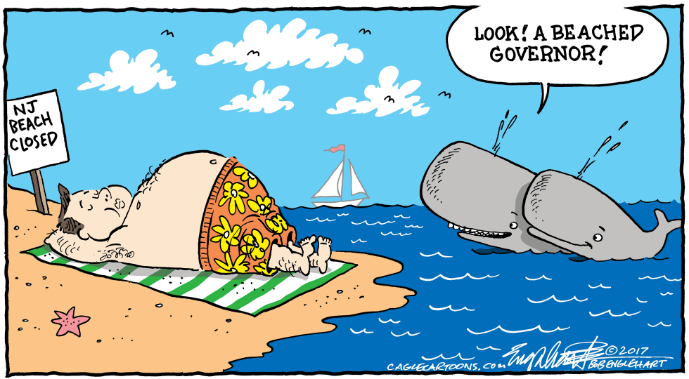  CHRIS CHRISTIE by Bob Englehart