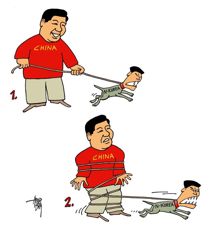 N-Korea offending China