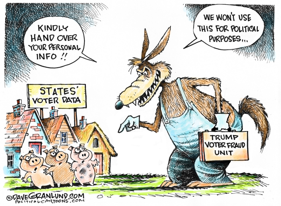 Trump voter fraud unit COLOR