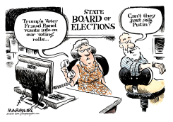 TRUMP VOTER FRAUD PANEL  by Jimmy Margulies