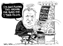 BENNETT SLOT MACHINE by Daryl Cagle