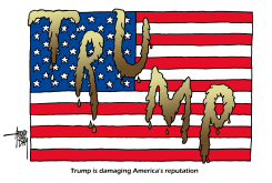 AMERICA'S REPUTATION by Arend Van Dam