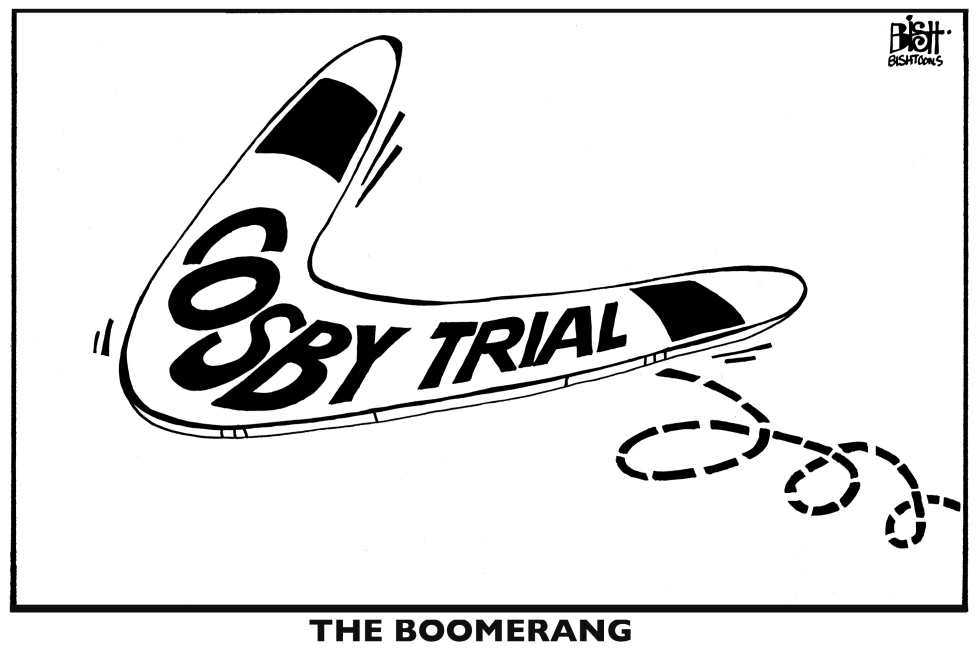 RETURN OF THE COSBY TRIAL, B/W