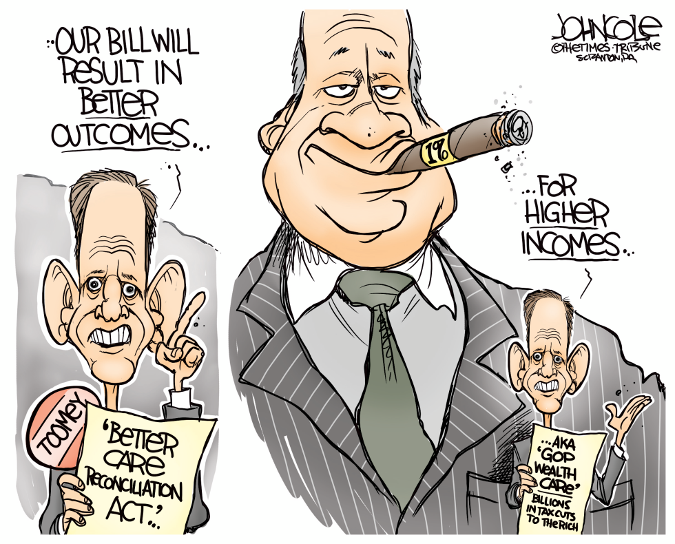 Pat Toomey Wealth Care