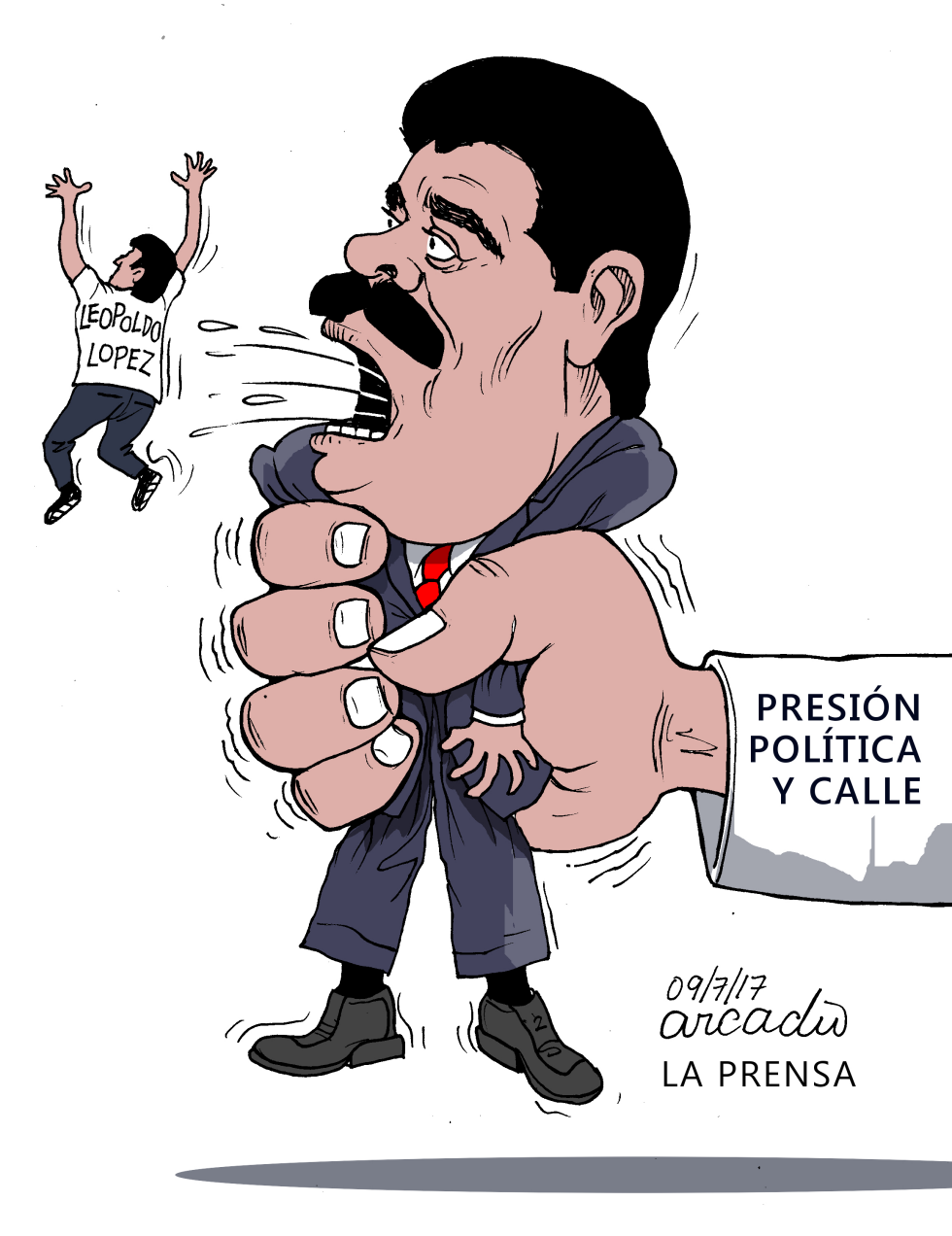 Presión sobre Maduro