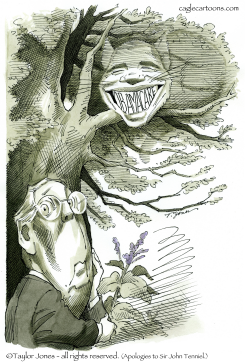 MITCH MCCONNELL AND THE CHESHIRE OBAMA - by Taylor Jones