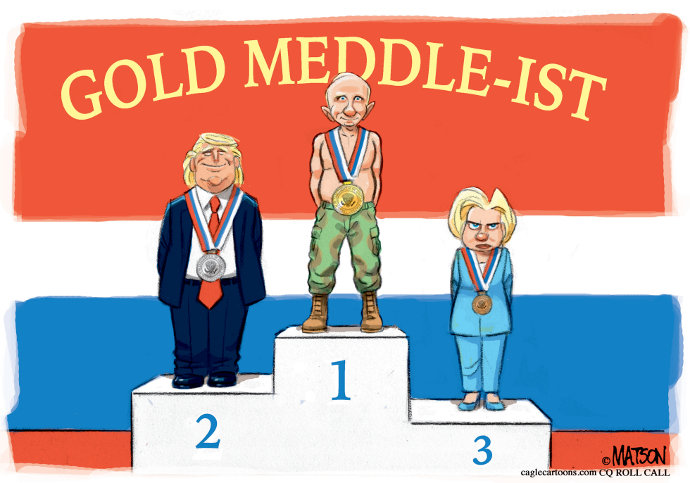 Putin is US Election Gold Meddleist