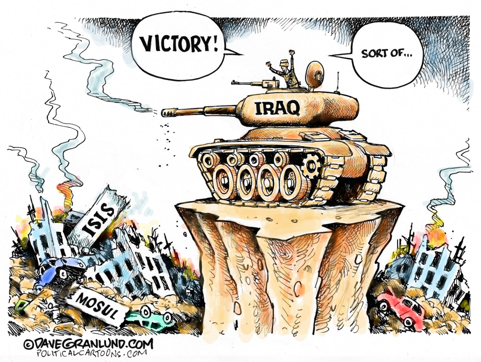  IRAQ RETAKES MOSUL by Dave Granlund