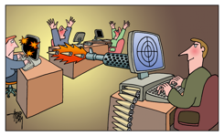 CYBER SALVO by Arend Van Dam