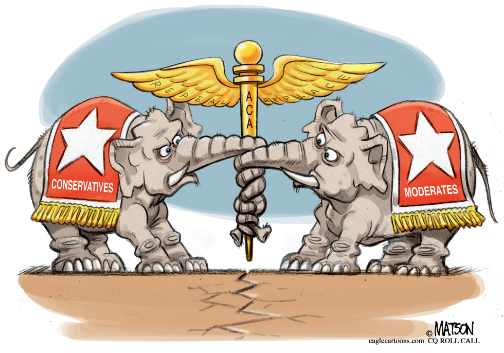 Republican Health Care Reform Tug of War