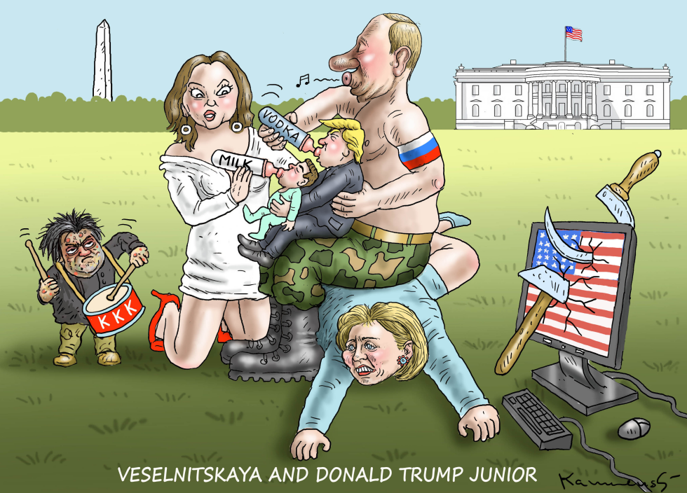 Veselnitskaya and Donald Trump Junior