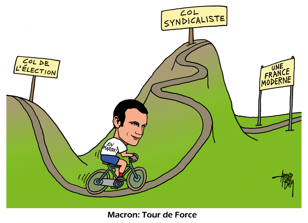 Macron and Tour