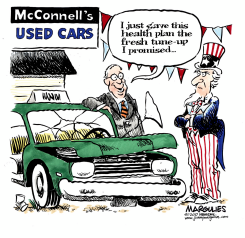 MCCONNELL'S LATEST HEALTH PLAN by Jimmy Margulies