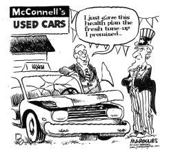 MCCONNELL'S LATEST HEALTH PLAN by Jimmy Margulies