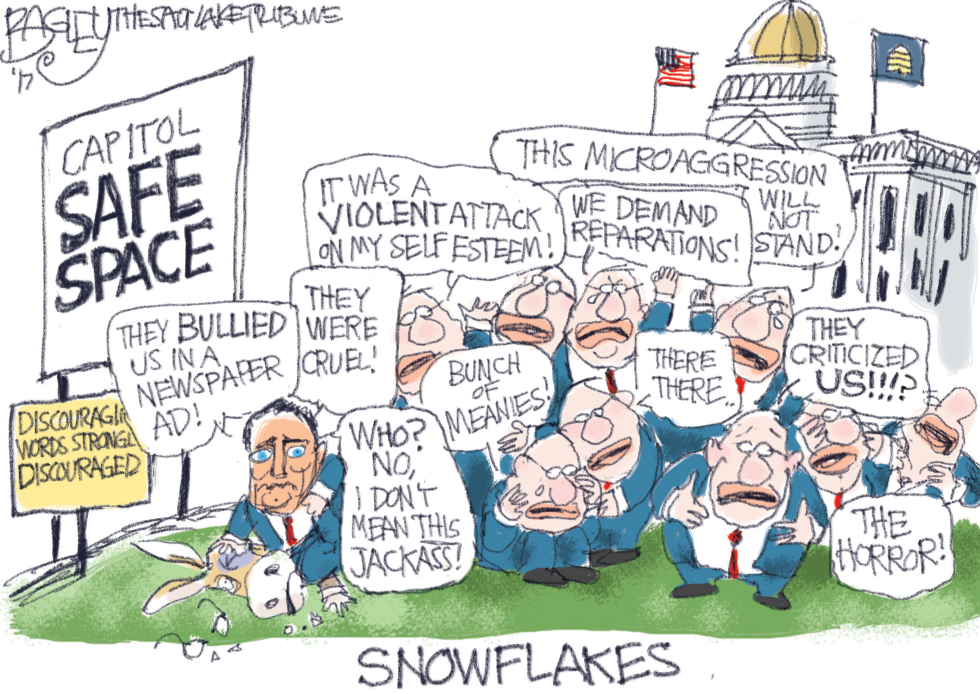  LOCAL UTAH SNOWFLAKES by Pat Bagley