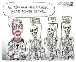 SENATE HEALTH CARE BILL  by Adam Zyglis