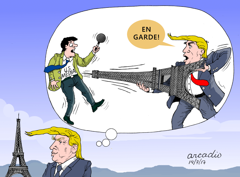 Trump Paris and the Media