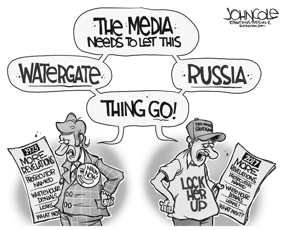 Watergate and Russia BW