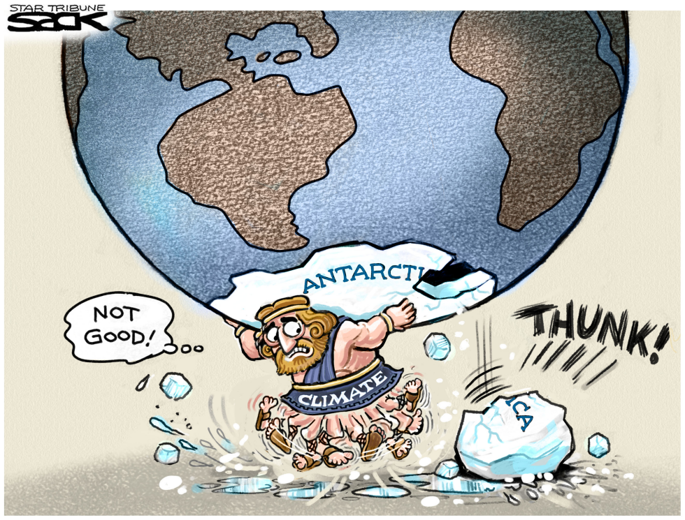  SLIPPERY ICE by Steve Sack