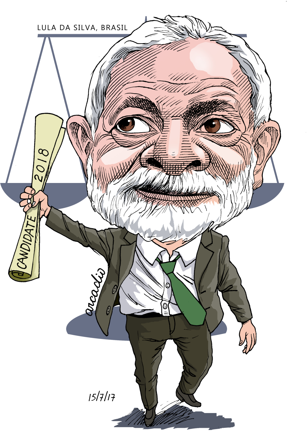  LULA DA SILVA BRASIL by Arcadio Esquivel