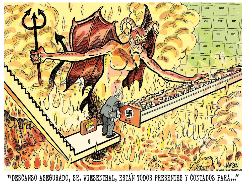 Simon Wiesenthal sigue a Nazis hasta el Infierno / COLOR