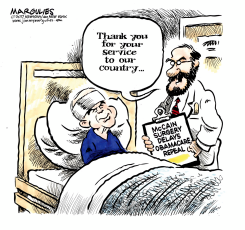 MCCAIN SURGERY DELAYS OBAMACARE REPEAL by Jimmy Margulies