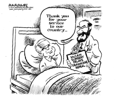 MCCAIN SURGERY DELAYS OBAMACARE REPEAL by Jimmy Margulies