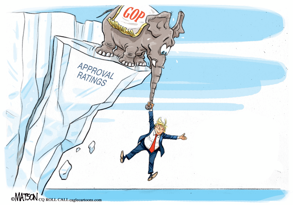  TRUMP AND REPUBLICANS ON THINNING ICE by RJ Matson