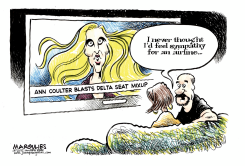ANN COULTER BLASTS DELTA AIRLINES by Jimmy Margulies