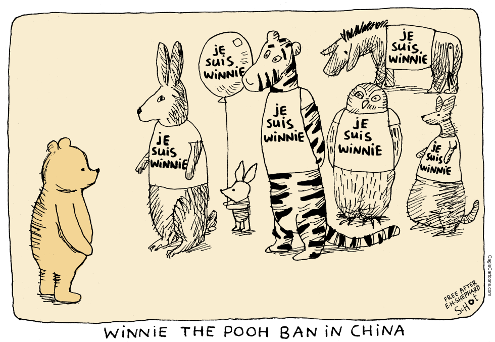  WINNIE THE POOH CENSORED IN CHINA by Schot