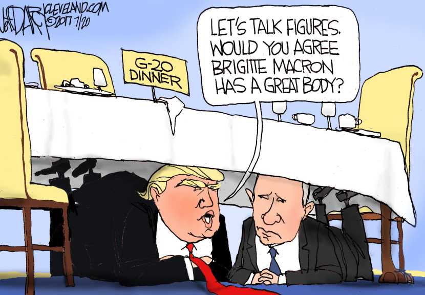 Trump and Putin dinner meeting